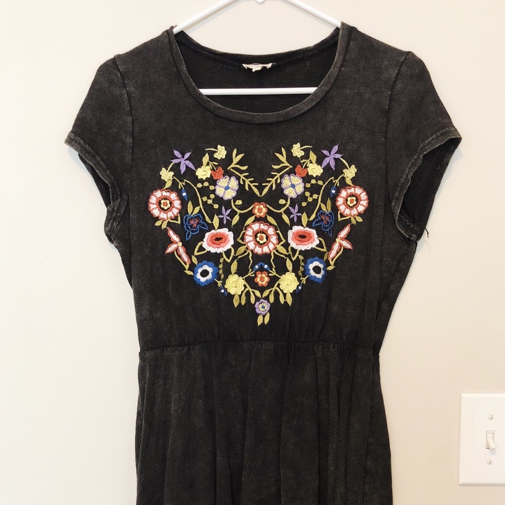 Gray cotton dress